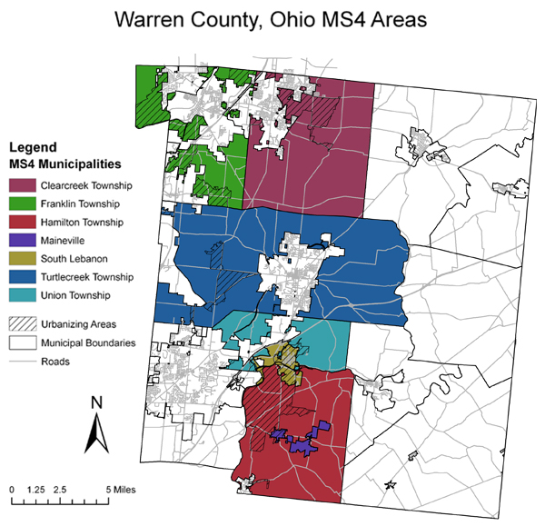 Warren County, Ohio MS4 Areas